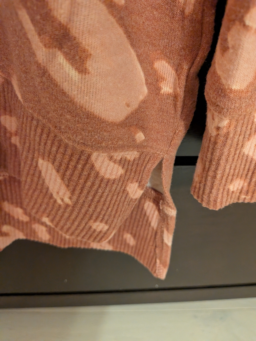 By Together Rust Leopard-Print Mockneck Sweater - Picture 5 of 6